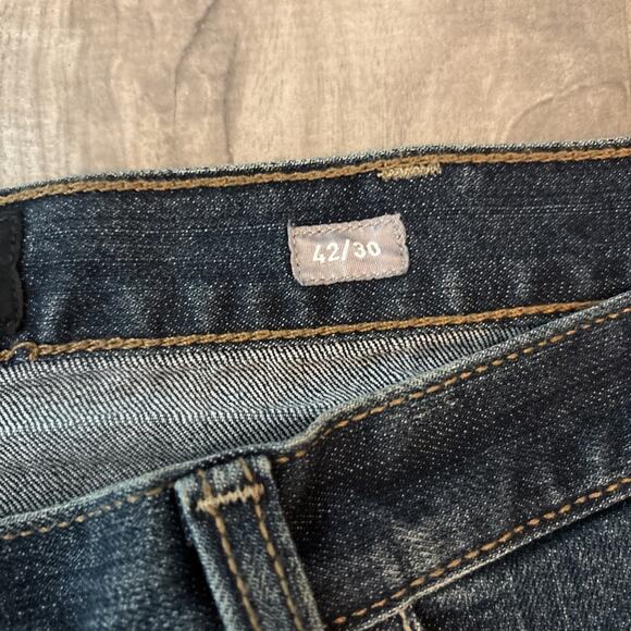 Ariat Mens Rebar M5 Jeans Size 42/30 Dark Wash Straight Leg Stretch Work Western - Picture 4 of 7